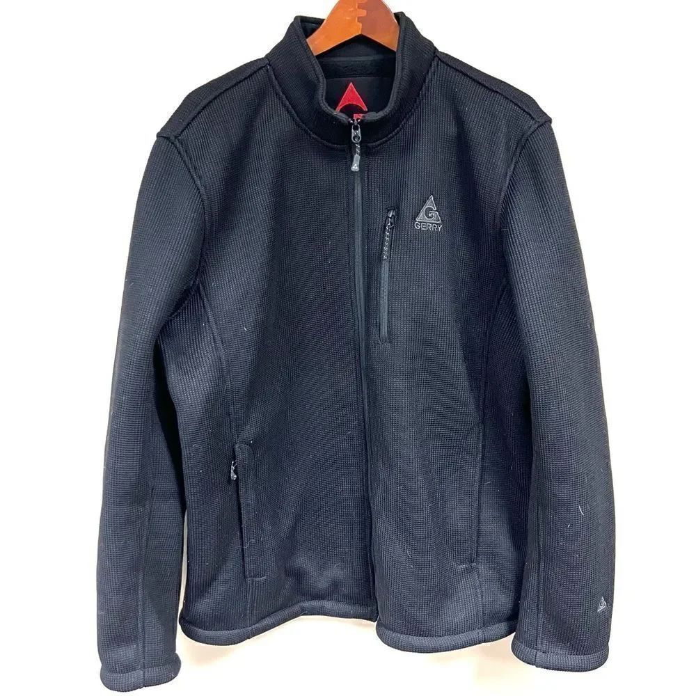 Gerry fleece insulated textured zip up jacket.  Size XXL